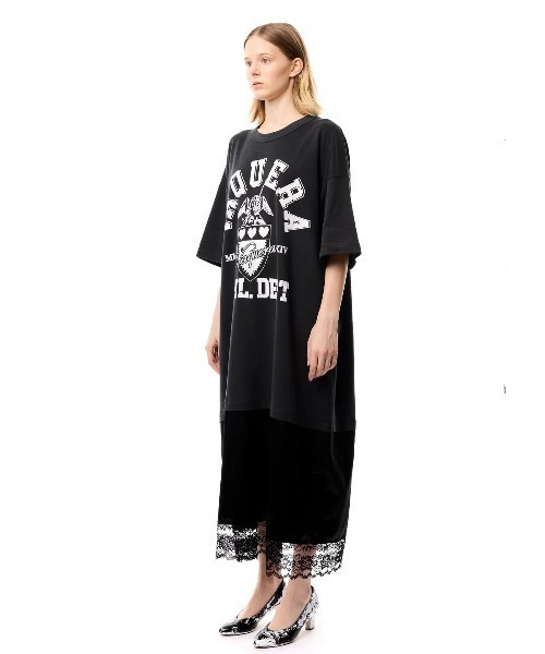 セール】VAQUERA/ヴァケラ/SLIP SKIRT TALL TEE KNIT