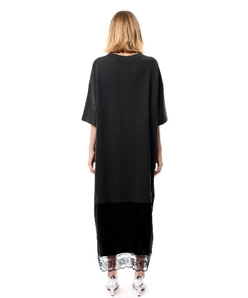 セール】VAQUERA/ヴァケラ/SLIP SKIRT TALL TEE KNIT