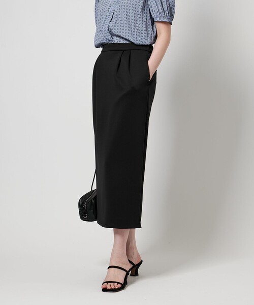 UNITED ARROWS（ユナイテッドアローズ）の「LIGHT SPONGY タイトスカート（スカート・レディース・ブラック/ダークグレー・38/36）」の9枚目の写真