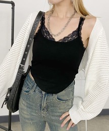 non-hedge | レース裾ラウンドキャミソール(キャミソール)