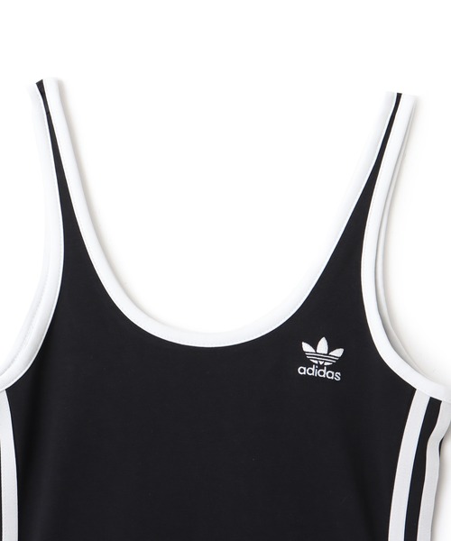 adidas 3S TANK DRESS / アディダス 3 ストライプ タンク ドレス