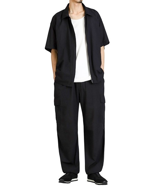 GOLD（ゴールド）の「東洋エンタープライズ GOLD / ゴールド：VAT DYE CHAMBRAY EASY CARGO PANTS：25A-GL42526[MUS]（その他パンツ・メンズ・ブラック・M）」の7枚目の写真