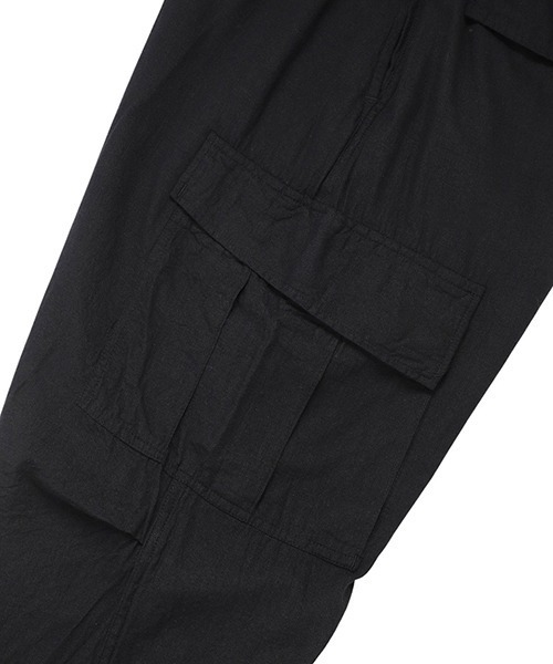GOLD（ゴールド）の「東洋エンタープライズ GOLD / ゴールド：VAT DYE CHAMBRAY EASY CARGO PANTS：25A-GL42526[MUS]（その他パンツ・メンズ・ブラック・M）」の4枚目の写真