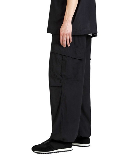 GOLD（ゴールド）の「東洋エンタープライズ GOLD / ゴールド：VAT DYE CHAMBRAY EASY CARGO PANTS：25A-GL42526[MUS]（その他パンツ・メンズ・ブラック・M）」の9枚目の写真