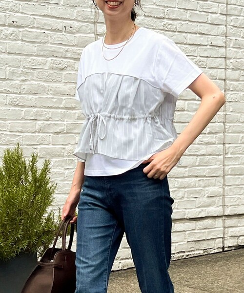 tシャツ 「接触冷感」キャミソールTシャツ レディース 接触冷感》キャミソールTシャツ（Tシャツ/カットソー）｜MICO