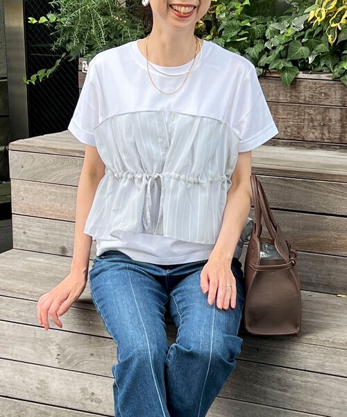 tシャツ 「接触冷感」キャミソールTシャツ レディース 接触冷感》キャミソールTシャツ（Tシャツ/カットソー）｜MICO