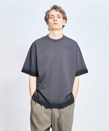 ヴィンテージデザイン スプレープリント 半袖Tシャツ / オーバーサイズ