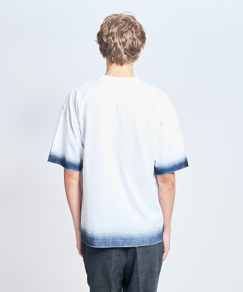 ABAHOUSE(アバハウス)の「ヴィンテージデザイン スプレープリント 半袖Tシャツ / オーバーサイズ(Tシャツ/カットソー・メンズ・ブラック/ホワイト/ベージュ・44/46/48)」の6枚目の写真