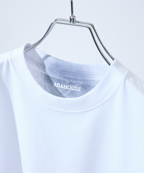 ABAHOUSE(アバハウス)の「ヴィンテージデザイン スプレープリント 半袖Tシャツ / オーバーサイズ(Tシャツ/カットソー・メンズ・ブラック/ホワイト/ベージュ・44/46/48)」の10枚目の写真