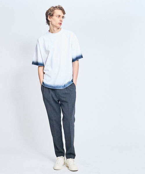 ABAHOUSE(アバハウス)の「ヴィンテージデザイン スプレープリント 半袖Tシャツ / オーバーサイズ(Tシャツ/カットソー・メンズ・ブラック/ホワイト/ベージュ・44/46/48)」の12枚目の写真