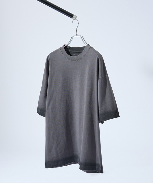 ABAHOUSE(アバハウス)の「ヴィンテージデザイン スプレープリント 半袖Tシャツ / オーバーサイズ(Tシャツ/カットソー・メンズ・ブラック/ホワイト/ベージュ・44/46/48)」の19枚目の写真
