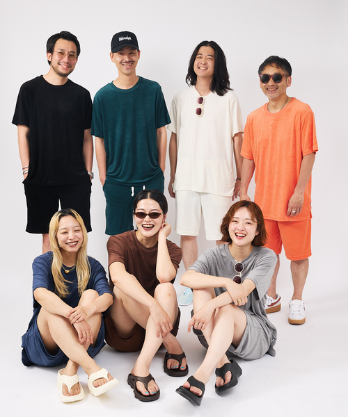 FRUIT OF THE LOOM(フルーツオブザルーム)の「【FRUIT OF THE LOOM/フルーツ オブ ザ ルーム】パイルルームウエアセット/パイルルームウエア/上下【WEB限定】(Tシャツ/カットソー・メンズ・オフホワイト/ブラック/ネイビー/ブラウン/グレー/オレンジ/グリーン・M/L/XL)」の10枚目の写真
