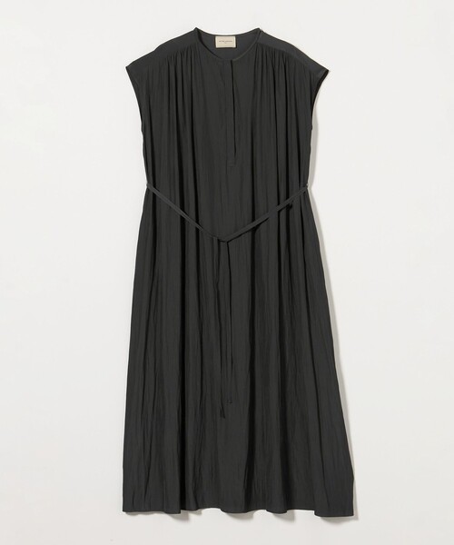 美品 UNITED ARROWS ワンピース 黒 ギャザー ゆったり 羽織 UNITED ARROWS ワンピース ギャザー ロングワンピース