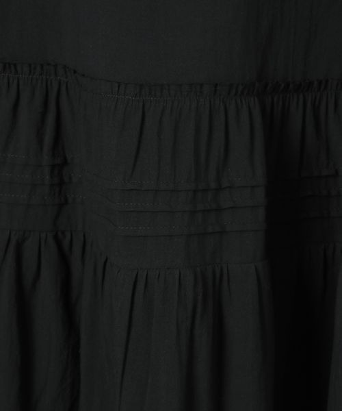 JEANASIS（ジーナシス）の「コットンティアードスカート/498337（スカート・レディース・ホワイト/ブラック・FREE）」の8枚目の写真