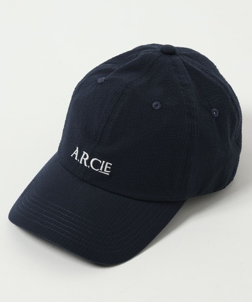 AMERICAN RAG CIE（アメリカンラグシー）の「【AMERICAN RAG CIE】Seersucker Cap（ユニセックス）（キャップ・レディース・ボルドー/ネイビー・FREE）」の3枚目の写真