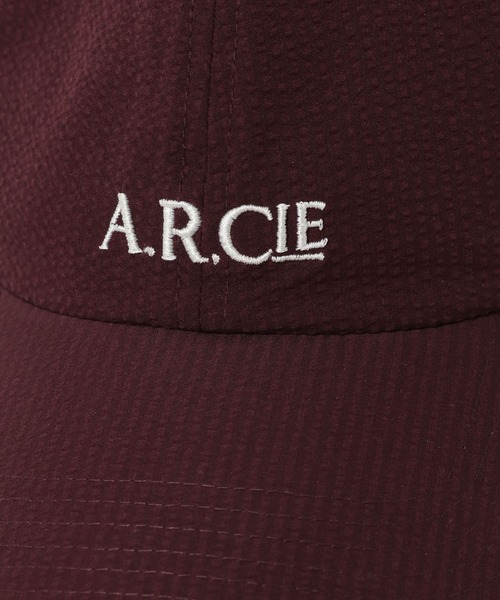 AMERICAN RAG CIE（アメリカンラグシー）の「【AMERICAN RAG CIE】Seersucker Cap（ユニセックス）（キャップ・レディース・ボルドー/ネイビー・FREE）」の8枚目の写真