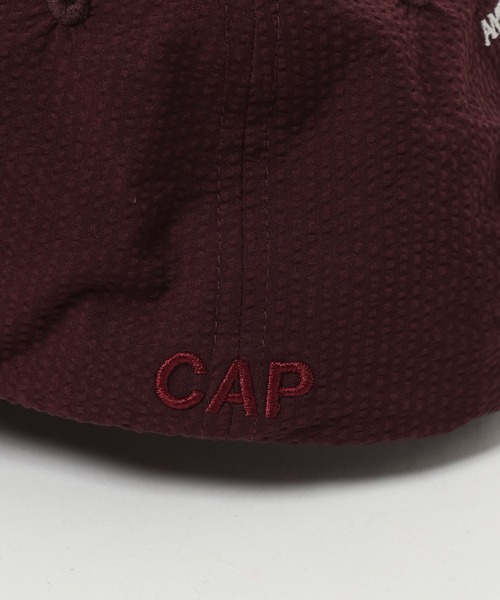 AMERICAN RAG CIE（アメリカンラグシー）の「【AMERICAN RAG CIE】Seersucker Cap（ユニセックス）（キャップ・レディース・ボルドー/ネイビー・FREE）」の9枚目の写真