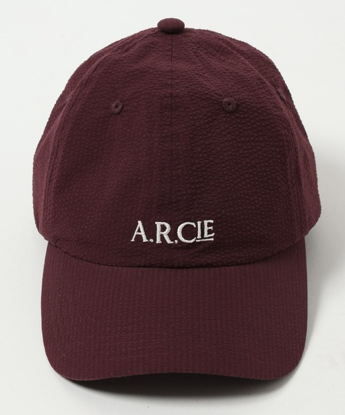 AMERICAN RAG CIE（アメリカンラグシー）の「【AMERICAN RAG CIE】Seersucker Cap（ユニセックス）（キャップ・レディース・ボルドー/ネイビー・FREE）」の10枚目の写真