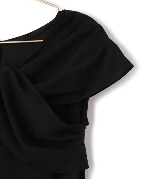 emur/エミュール】ドレープデザインワンピース（ワンピース）｜ROPE