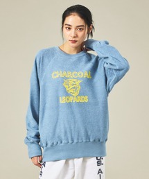 AMERICANA（アメリカーナ）の「【AMERICANA×ORIGINAL Charcoal／アメリカーナ×オリジナル チャコール】Leopards スウェット/ユニセックス（Tシャツ/カットソー）」