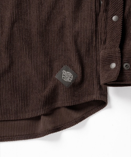 narifuri(ナリフリ)の「NFC ブラッシュドシャツ(シャツ/ブラウス・メンズ・ダークブラウン/ネイビー・X-LARGE/LARGE/MEDIUM/SMALL)」の9枚目の写真