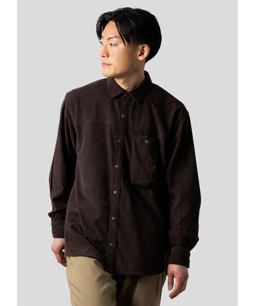 narifuri(ナリフリ)の「NFC ブラッシュドシャツ(シャツ/ブラウス・メンズ・ダークブラウン/ネイビー・X-LARGE/LARGE/MEDIUM/SMALL)」の15枚目の写真