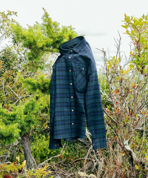 narifuri(ナリフリ)の「NFC ブラッシュドシャツ(シャツ/ブラウス・メンズ・ダークブラウン/ネイビー・X-LARGE/LARGE/MEDIUM/SMALL)」の16枚目の写真