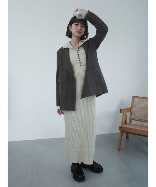 LAGUNAMOON（ラグナムーン）の「ダブルブレストテーラードジャケット（テーラードジャケット・レディース・ブラック/ブラウン/ベージュ・FREE）」の22枚目の写真