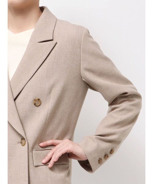 ダブルブレストテーラードジャケット