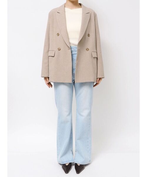 ダブルブレストテーラードジャケット