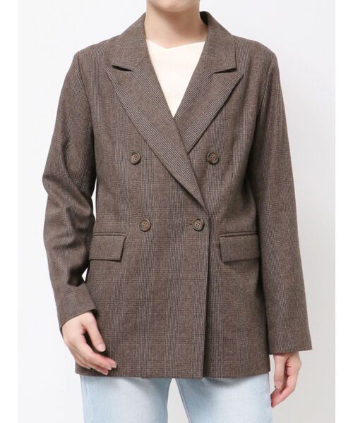 ダブルブレストテーラードジャケット