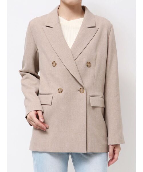 ダブルブレストテーラードジャケット