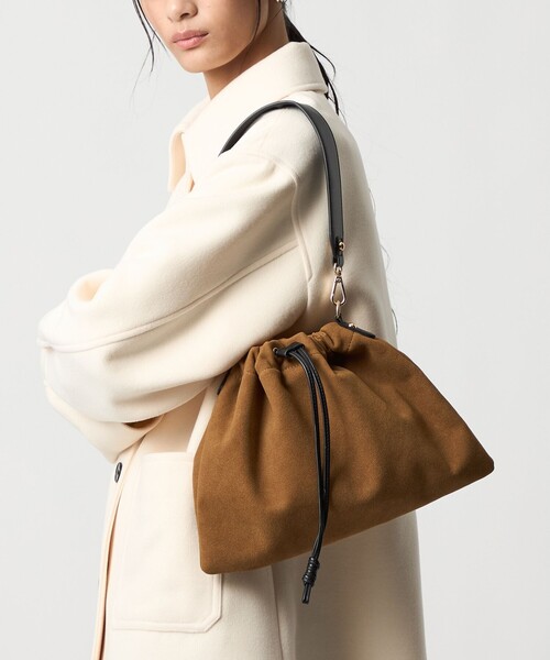EMMEL REFINES（エメルリファインズ）の「＜EMMEL REFINES＞EM ドロスト 2WAY ショルダーバッグ（ショルダーバッグ・レディース・ブラック/ベージュ/モカ・FREE）」の3枚目の写真