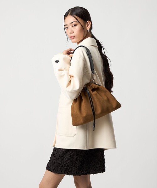 EMMEL REFINES（エメルリファインズ）の「＜EMMEL REFINES＞EM ドロスト 2WAY ショルダーバッグ（ショルダーバッグ・レディース・ブラック/ベージュ/モカ・FREE）」の4枚目の写真