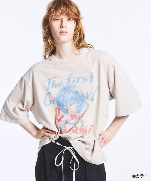 エヴァンゲリオン　Tシャツ【MAISON SPECIAL/メゾンスペシャル UNISEX》【EVANGELION for MAISON SPECIAL】Prime-Over Crew