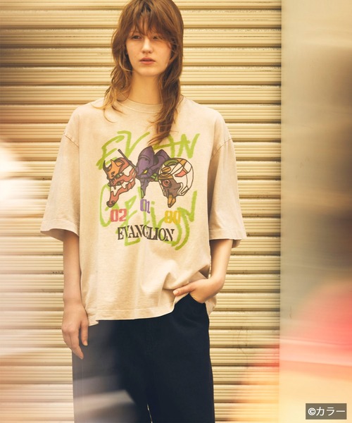 UNISEX》【EVANGELION for MAISON SPECIAL】Prime-Over Crew Neck T
