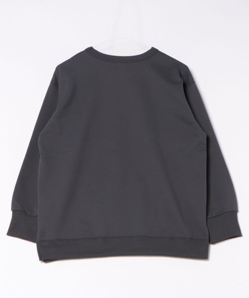 KRIFF MAYER Lady's Collection(クリフメイヤーレディースコレクション)の「【乾きやすい】サガラ刺繍裏起毛クルー(ロゴ)(スウェット・レディース・ブラウン/ナチュラル/パープル/ベージュ/チャコール/カラフル/グリーン/レッド・LARGE/MEDIUM)」の9枚目の写真