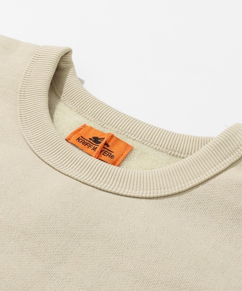 KRIFF MAYER Lady's Collection(クリフメイヤーレディースコレクション)の「【乾きやすい】サガラ刺繍裏起毛クルー(ロゴ)(スウェット・レディース・ブラウン/ナチュラル/パープル/ベージュ/チャコール/カラフル/グリーン/レッド・LARGE/MEDIUM)」の20枚目の写真