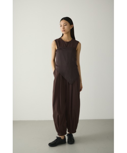 STYLEMIXER(スタイルミキサー)の「ACTIVE撥水バックオープンロンパース(つなぎ/オールインワン・レディース・ブラック/ブラウン・SMALL/MEDIUM)」の16枚目の写真