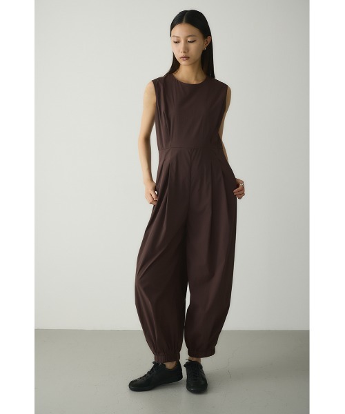 STYLEMIXER(スタイルミキサー)の「ACTIVE撥水バックオープンロンパース(つなぎ/オールインワン・レディース・ブラック/ブラウン・SMALL/MEDIUM)」の18枚目の写真