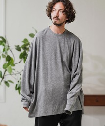 mlt5319-Cut-and-Sew Knitwear Pullover ロングスリーブTシャツ