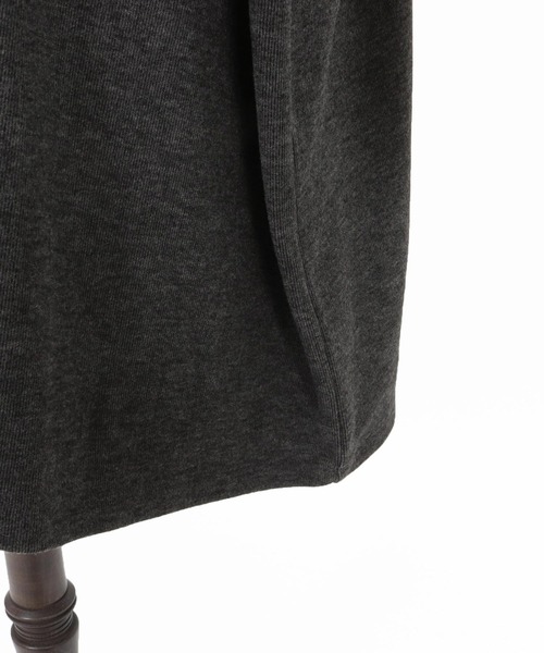 Magine(マージン)の「mlt5319-Cut-and-Sew Knitwear Pullover ロングスリーブTシャツ(Tシャツ/カットソー・メンズ・ブラック/チャコールグレー/グレー・48/46/44)」の4枚目の写真