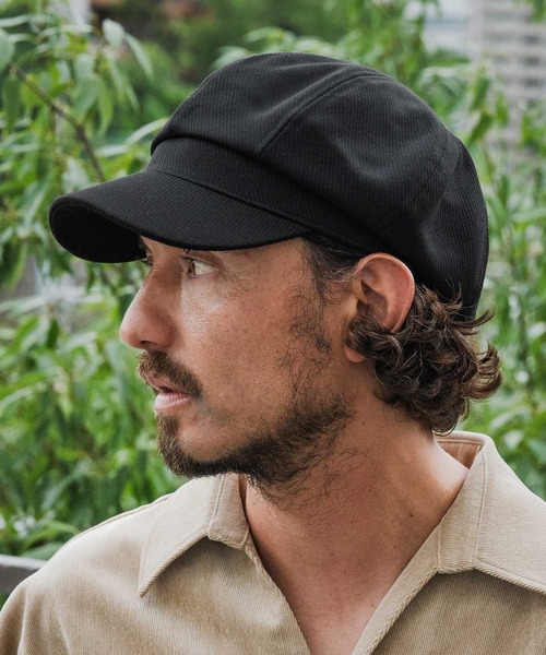 CAMBIO（カンビオ）の「mko13008-Small Crown Casquette キャスケット（キャスケット・メンズ・ライトグレー/ブラック・FREE）」の2枚目の写真