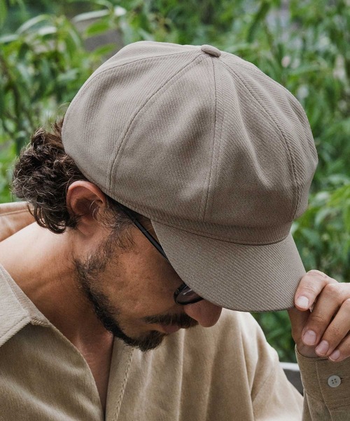 CAMBIO（カンビオ）の「mko13008-Small Crown Casquette キャスケット（キャスケット・メンズ・ライトグレー/ブラック・FREE）」の4枚目の写真