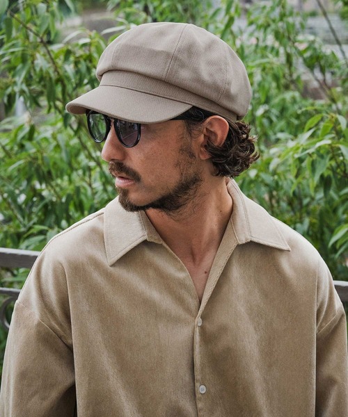 CAMBIO（カンビオ）の「mko13008-Small Crown Casquette キャスケット（キャスケット・メンズ・ライトグレー/ブラック・FREE）」の5枚目の写真