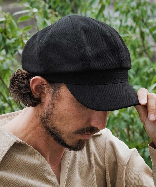 CAMBIO（カンビオ）の「mko13008-Small Crown Casquette キャスケット（キャスケット・メンズ・ライトグレー/ブラック・FREE）」の7枚目の写真