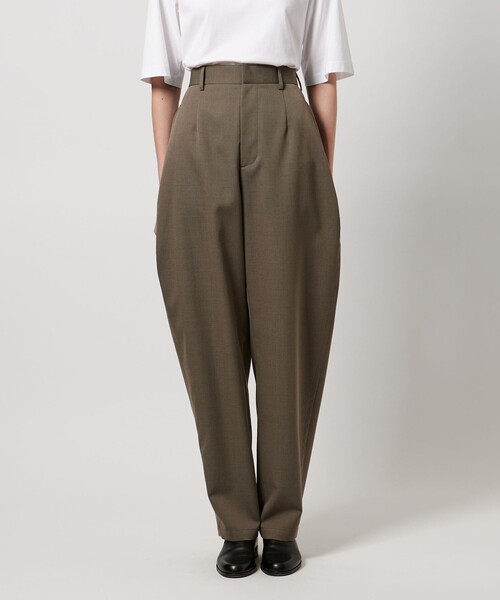 ＜LOEFF＞ウール ギャバ ボンタン パンツ LOEFF＞ウール ギャバ ボンタン パンツ