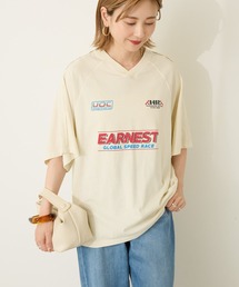 AMERICAN HOLIC（アメリカンホリック）の「ピグメントレーシングプリントTシャツ（Tシャツ/カットソー）」