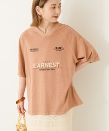 #anc パラスパレス pal'laspalace カットソー 2 オレンジ系 Vネック ドルマン レディース [933683] Tシャツ/カットソー（オレンジ/橙色系・Vネック）ファッション