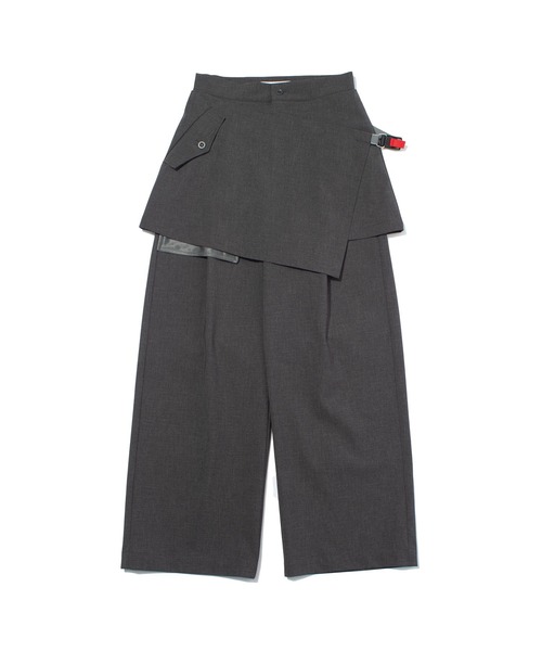 F/CE. （エフシーイー）の「F/CE. WATERPROOF DUAL-LAYER WRAP TROUSERS / エフシーイー  ウォータープルーフ デュアルレイヤーラップトラウザーズ（その他パンツ・メンズ・ブラック/グレー/ストライプ・SMALL/MEDIUM）」の2枚目の写真